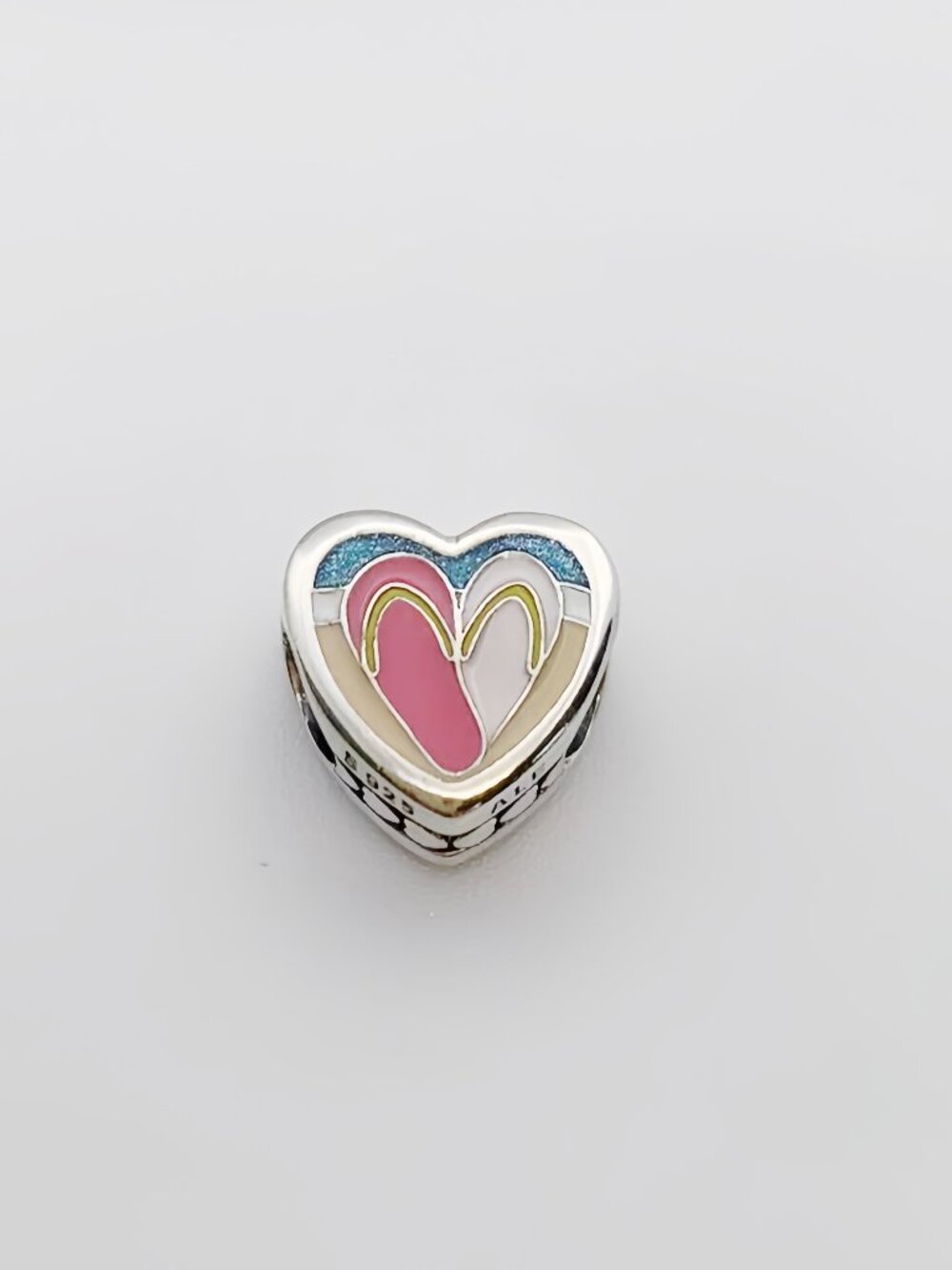 Pandora Beach Sandal Heart Charm